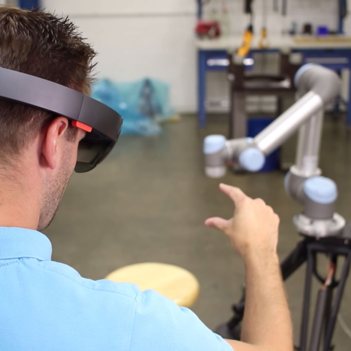 Using AR to Program Robots