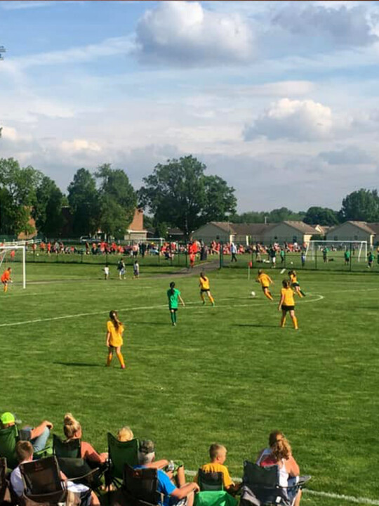 ITAMCO employees volunteer to help Argos Soccer.