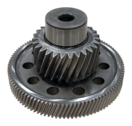 Gears and housing assembly for electric drive