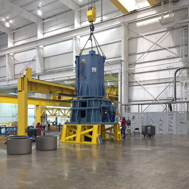 ABB vertical gearmotors