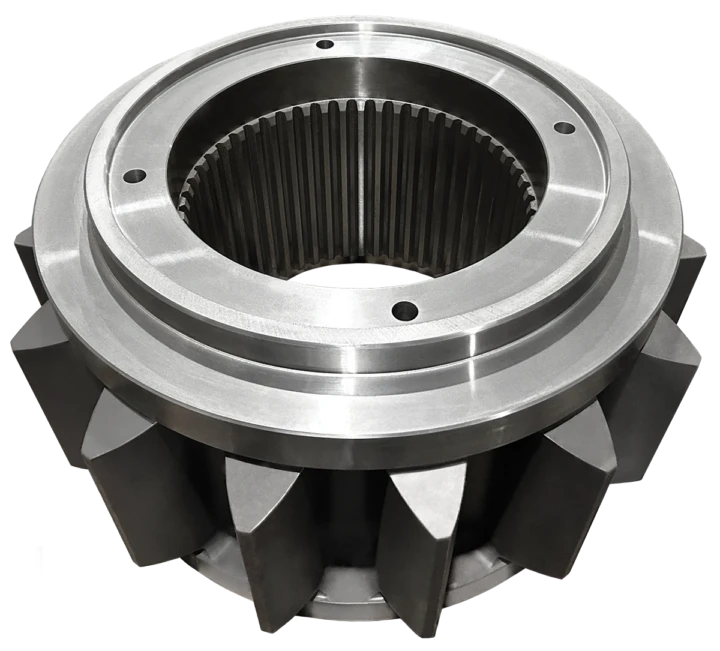 ITAMCO crowd pinion for a mining rope shovel.