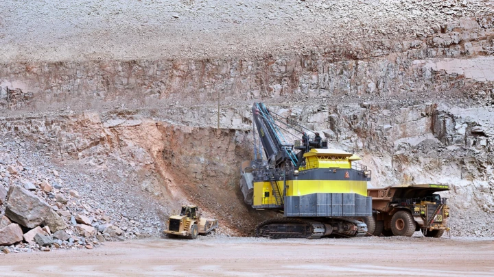 ITAMCO crowd pinion for a mining rope shovel.